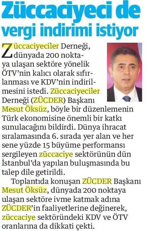 Zücder Yeni Şafak 12.01.2020