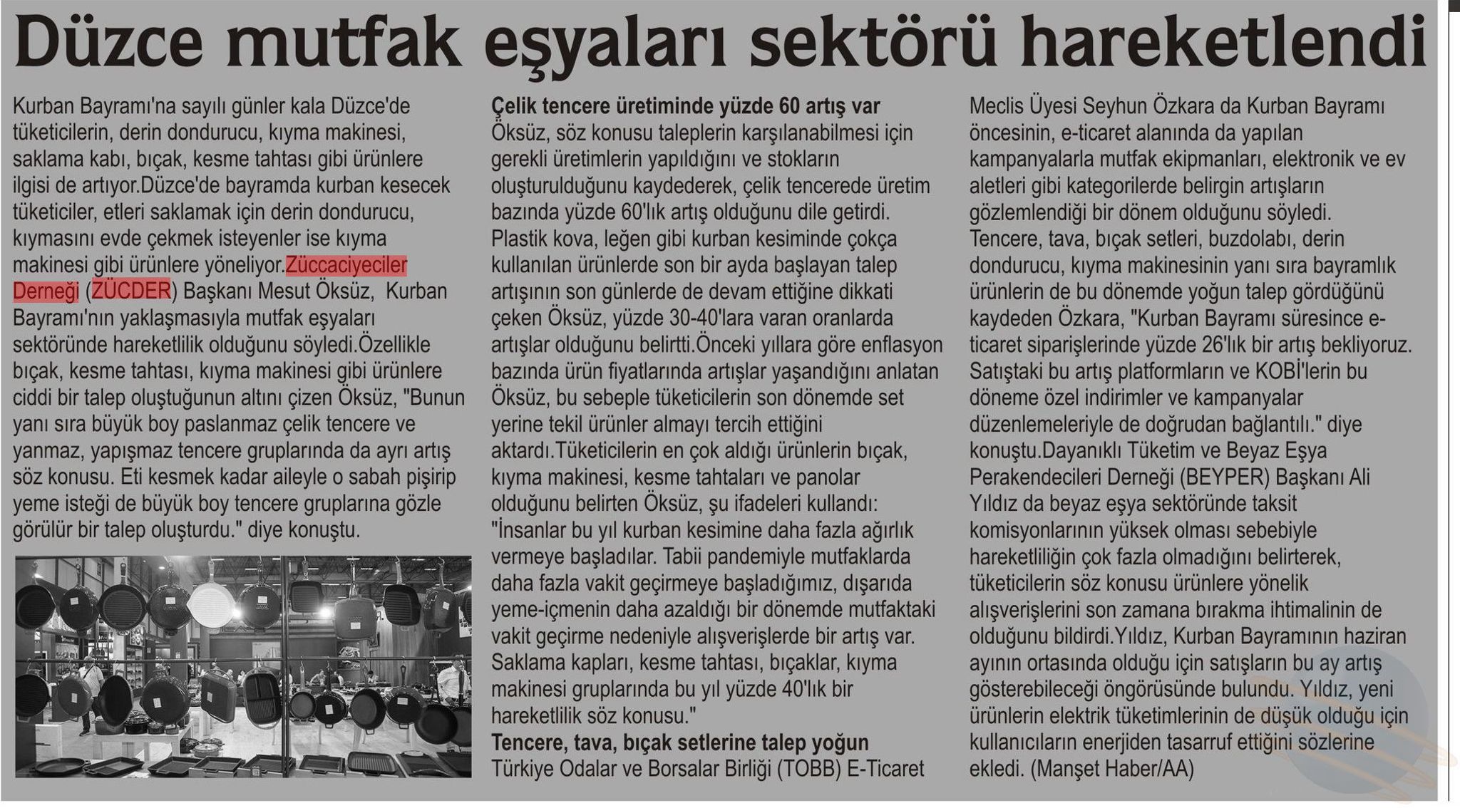 Düzce Manşet